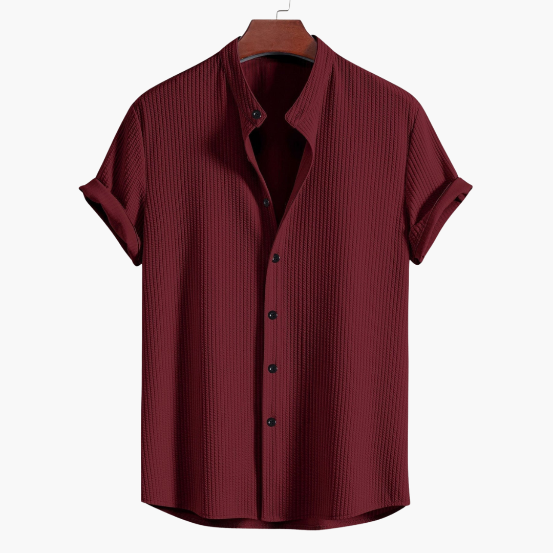 Mirek | Men’s Textured Short Sleeve Shirt