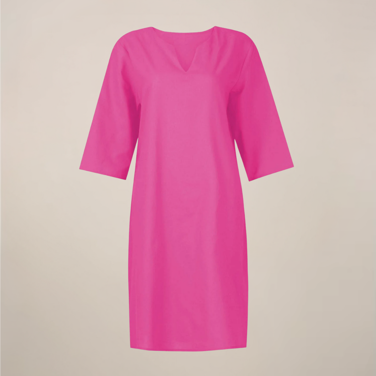 Emmy | Women’s V-Neck Shift Midi Dress