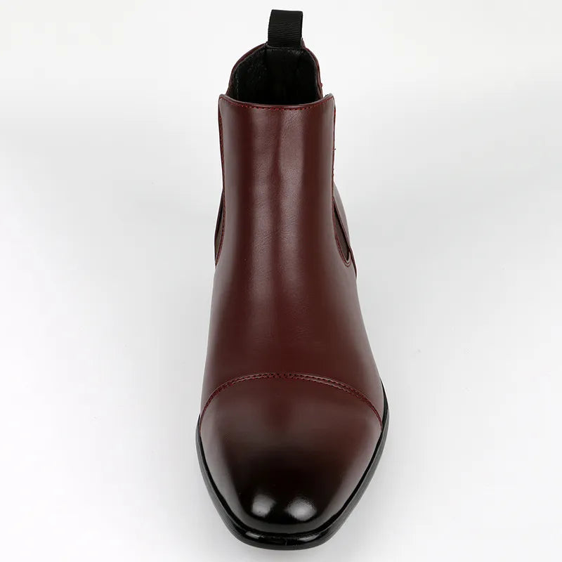 Alistair | Men’s Calfskin Leather Chelsea Boots