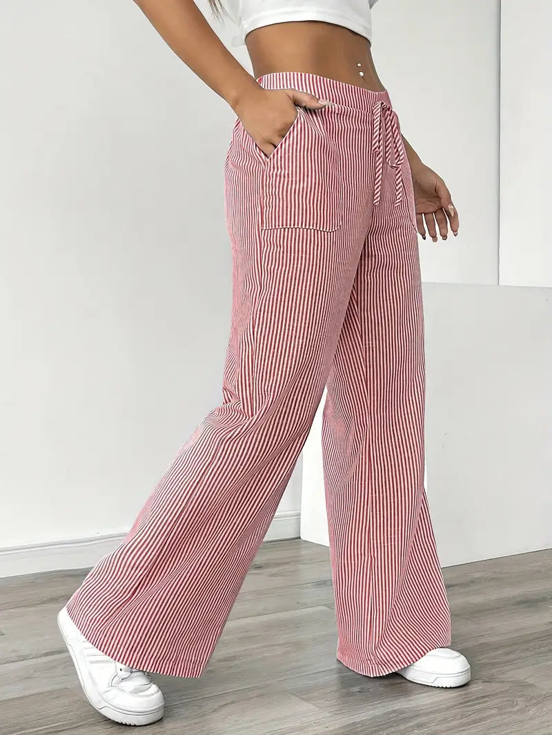 Bernice | Women’s Boho Beach Flare Trousers