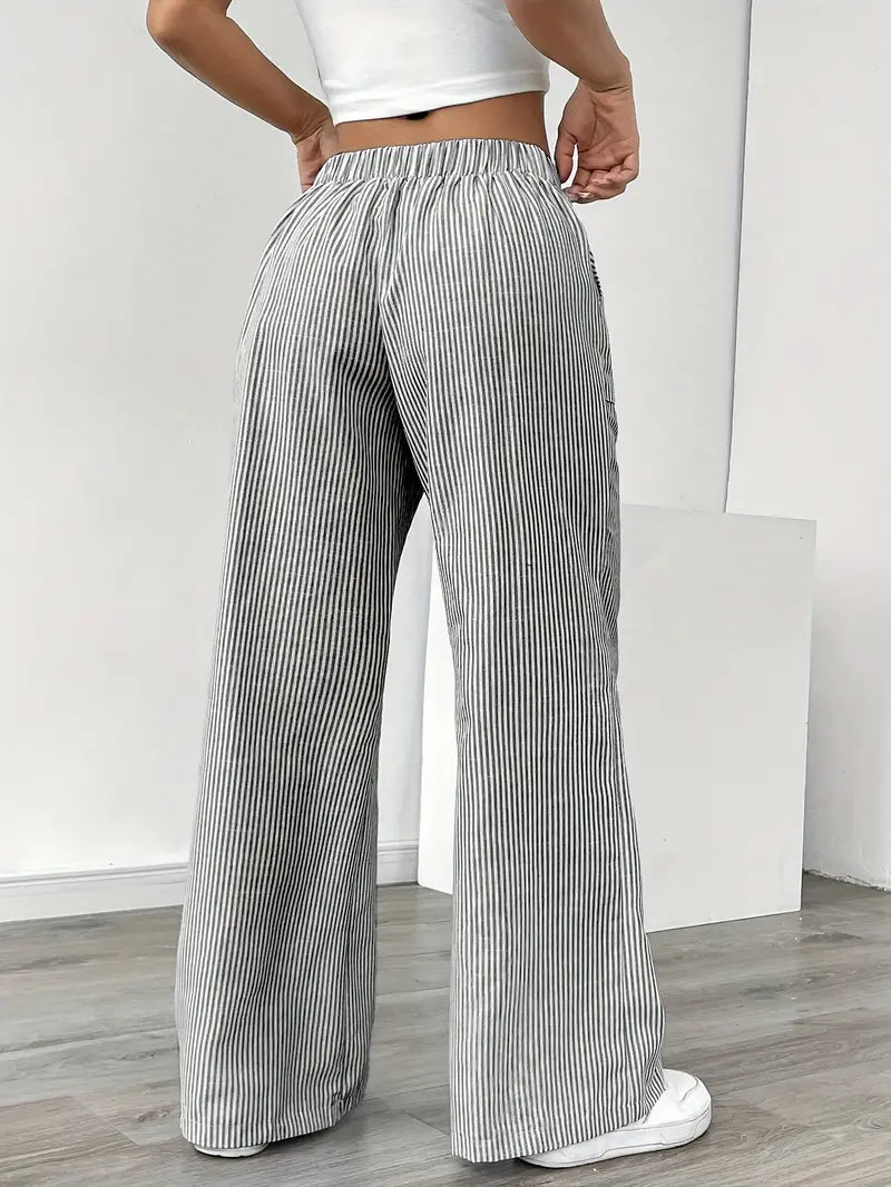 Bernice | Women’s Boho Beach Flare Trousers