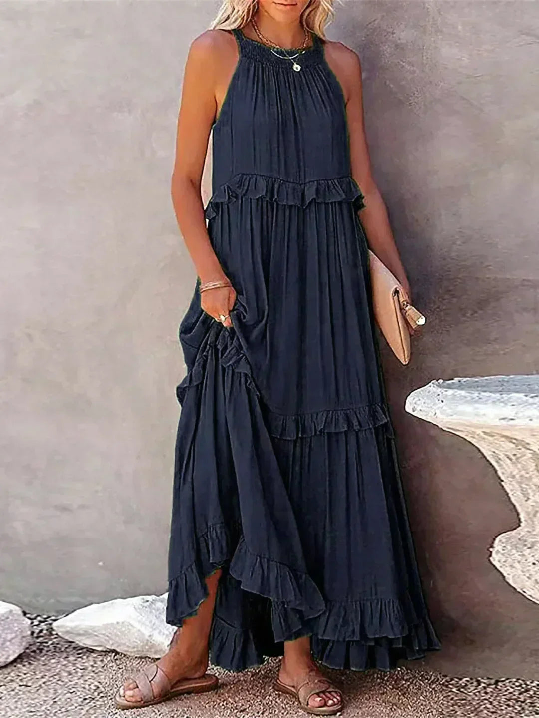 Kiersten | Women’s Sleeveless Maxi Dress