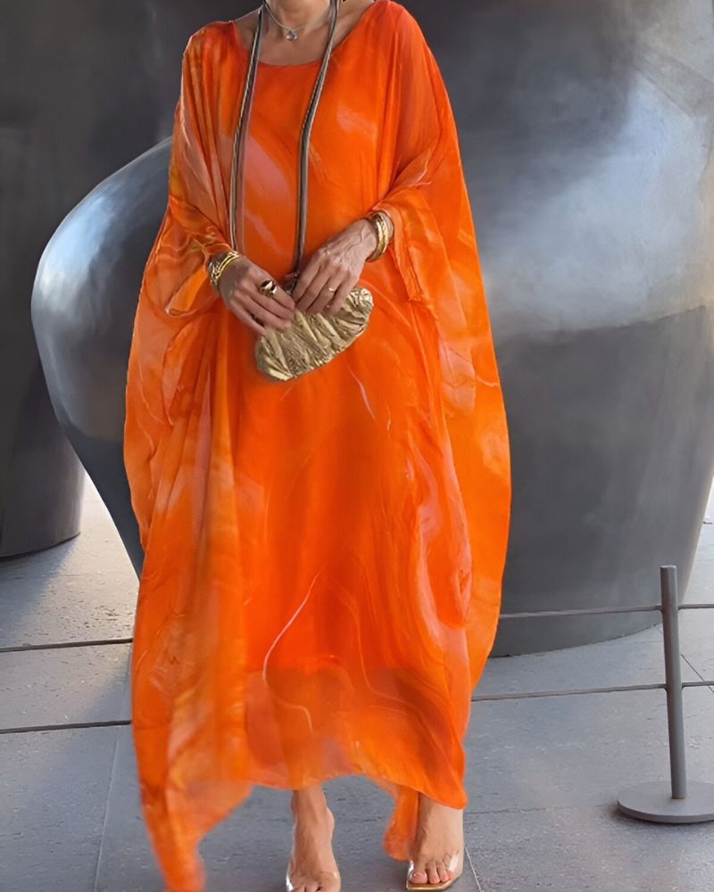 Josette | Women’s Sheer Caftan Maxi Dress