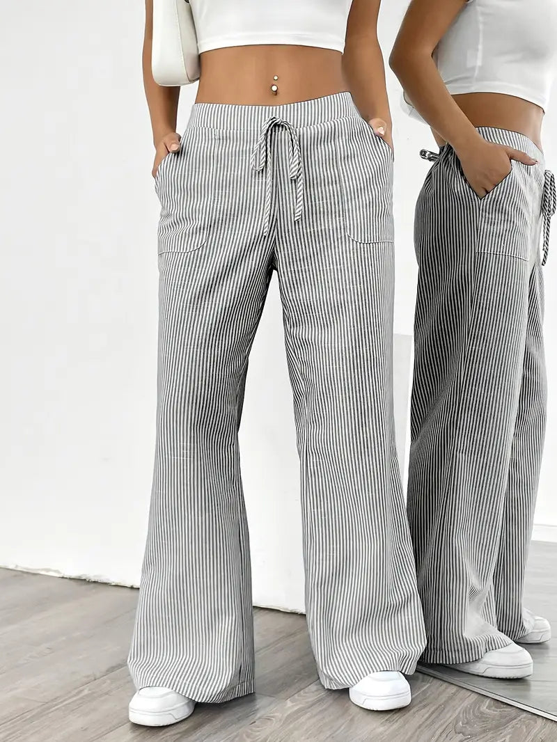 Bernice | Women’s Boho Beach Flare Trousers