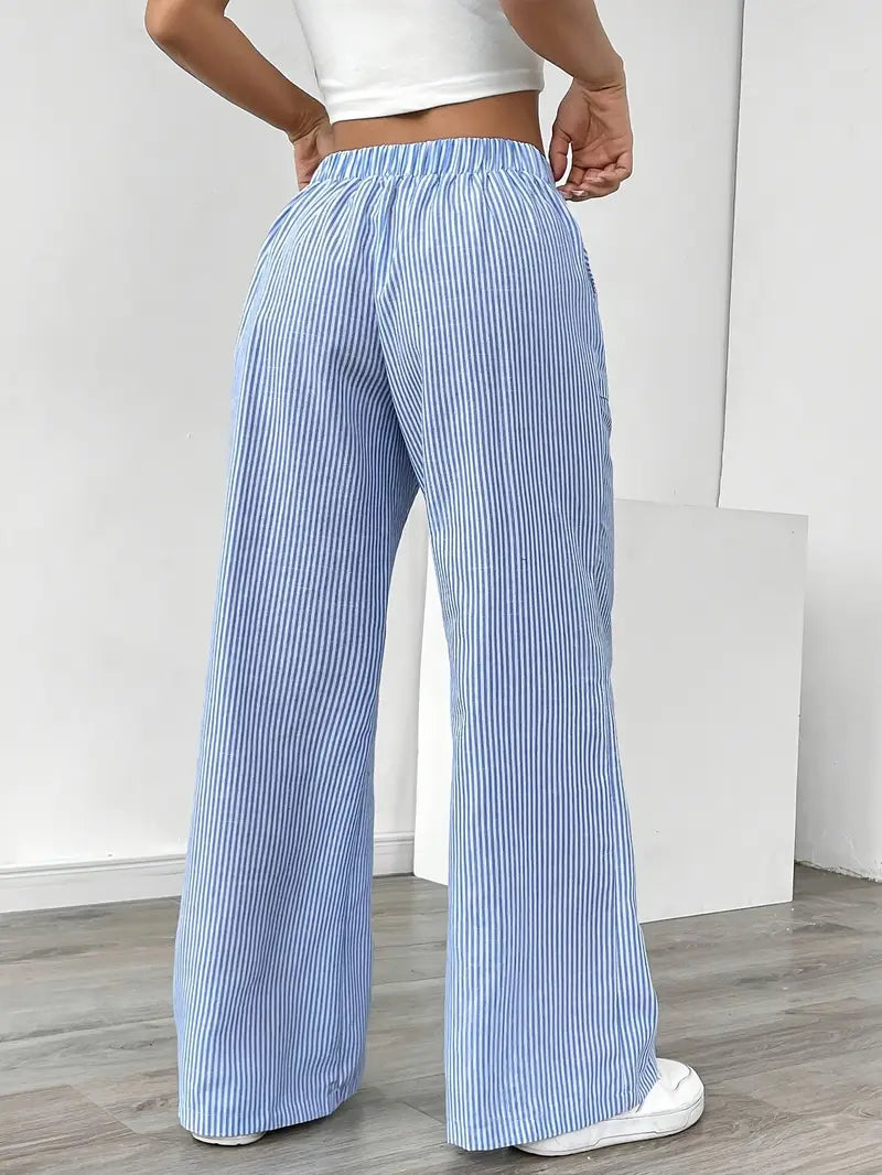 Bernice | Women’s Boho Beach Flare Trousers