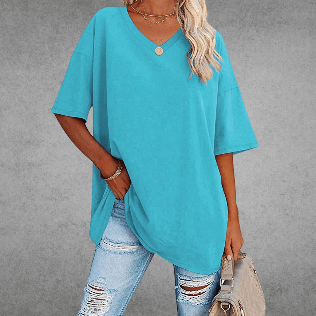 Esperanza | Women’s Oversized V-Neck T-Shirt