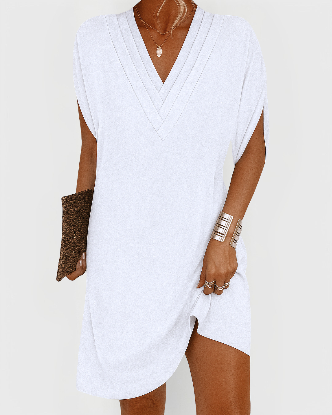 Phoebe | Women’s V-Neck Mini Dress