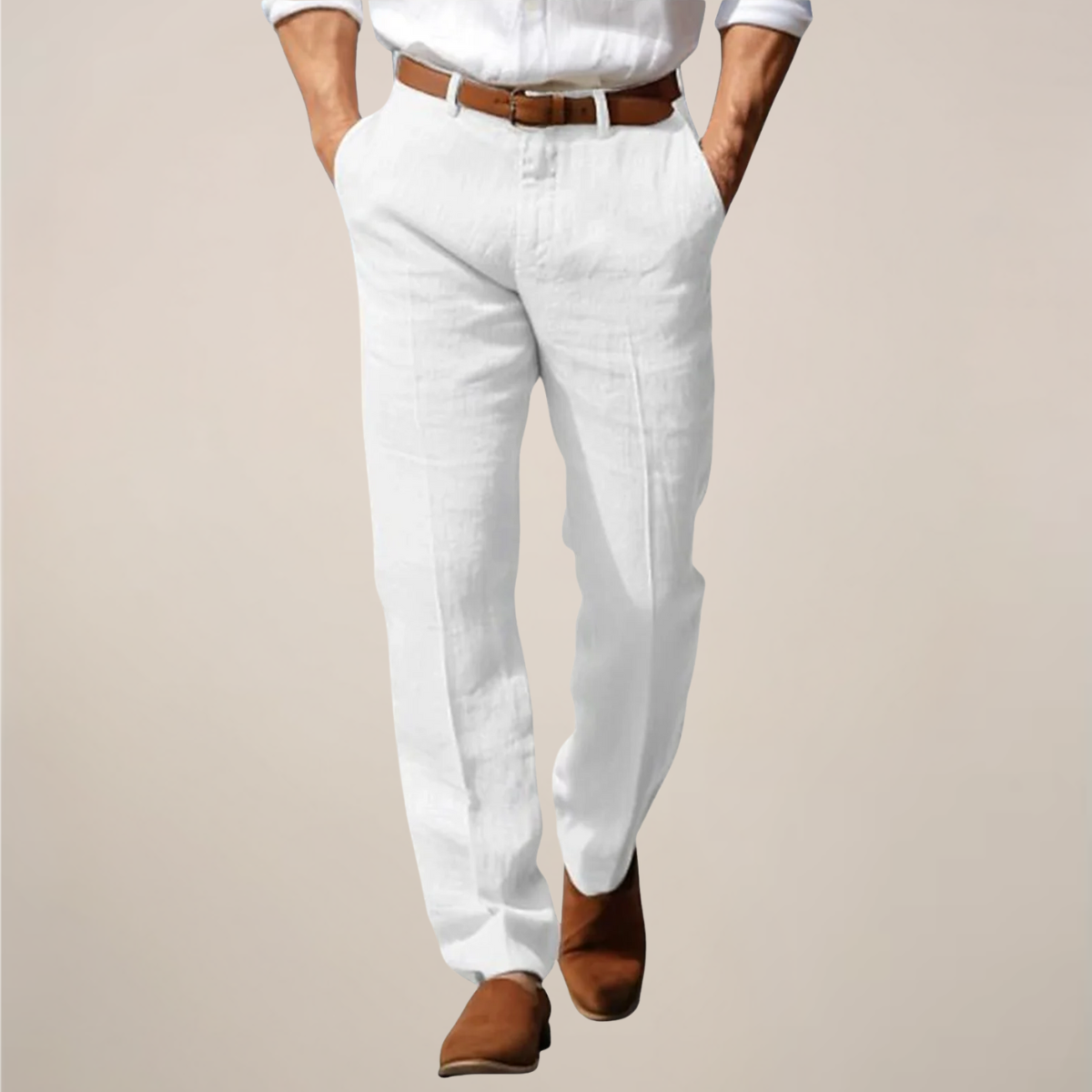 Charles | Men’s Straight-Leg Full Cut Trousers