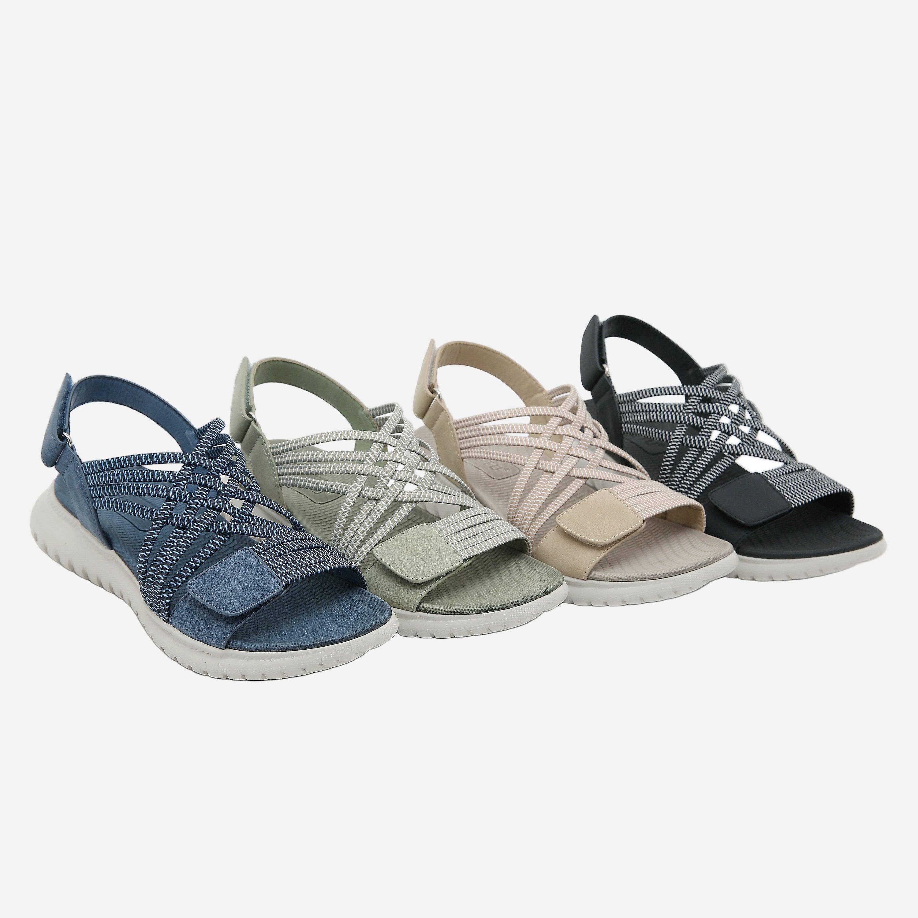 Carmen | Women’s Flat Strappy Orthopedic Sandals