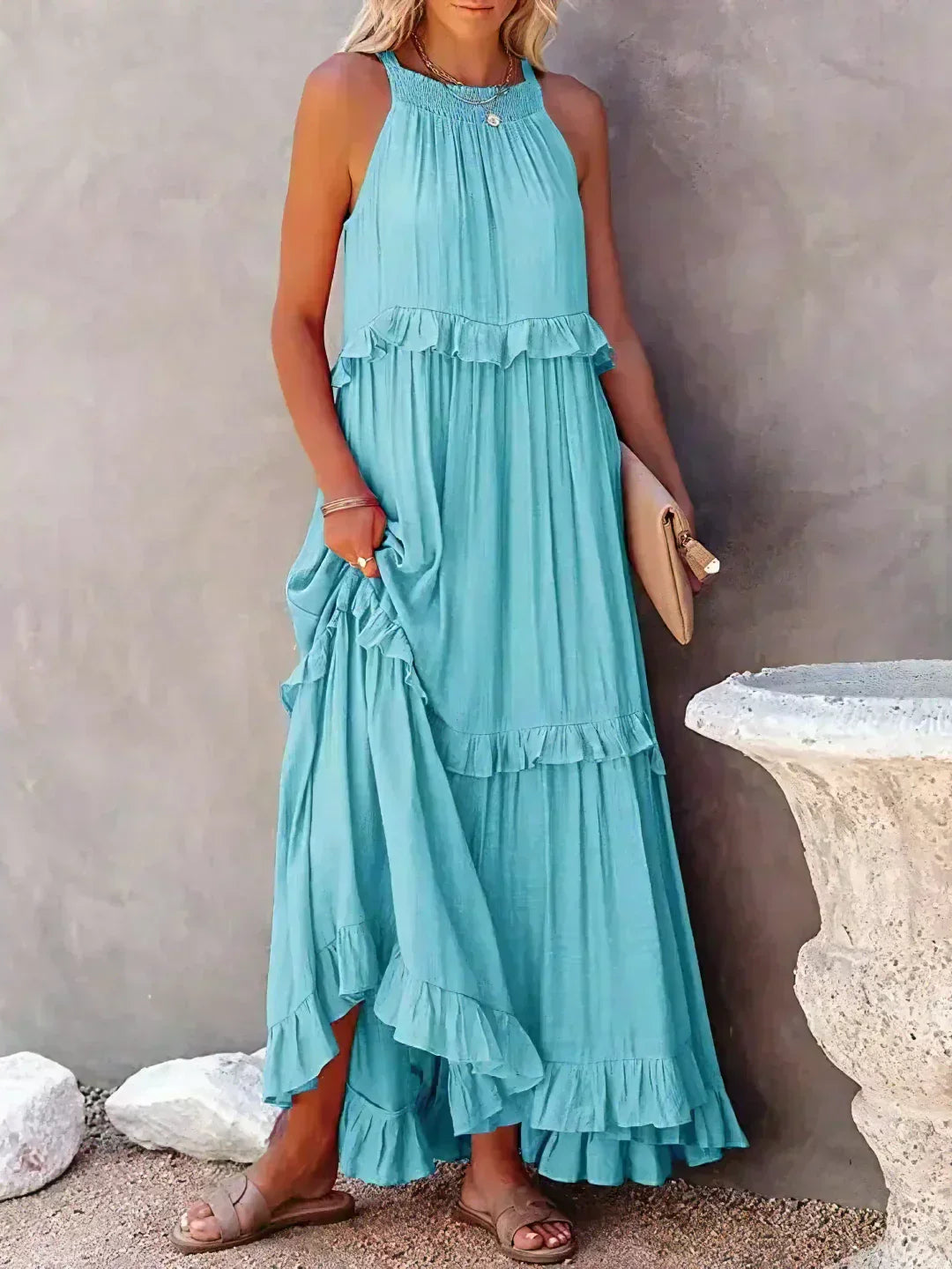 Kiersten | Women’s Sleeveless Maxi Dress