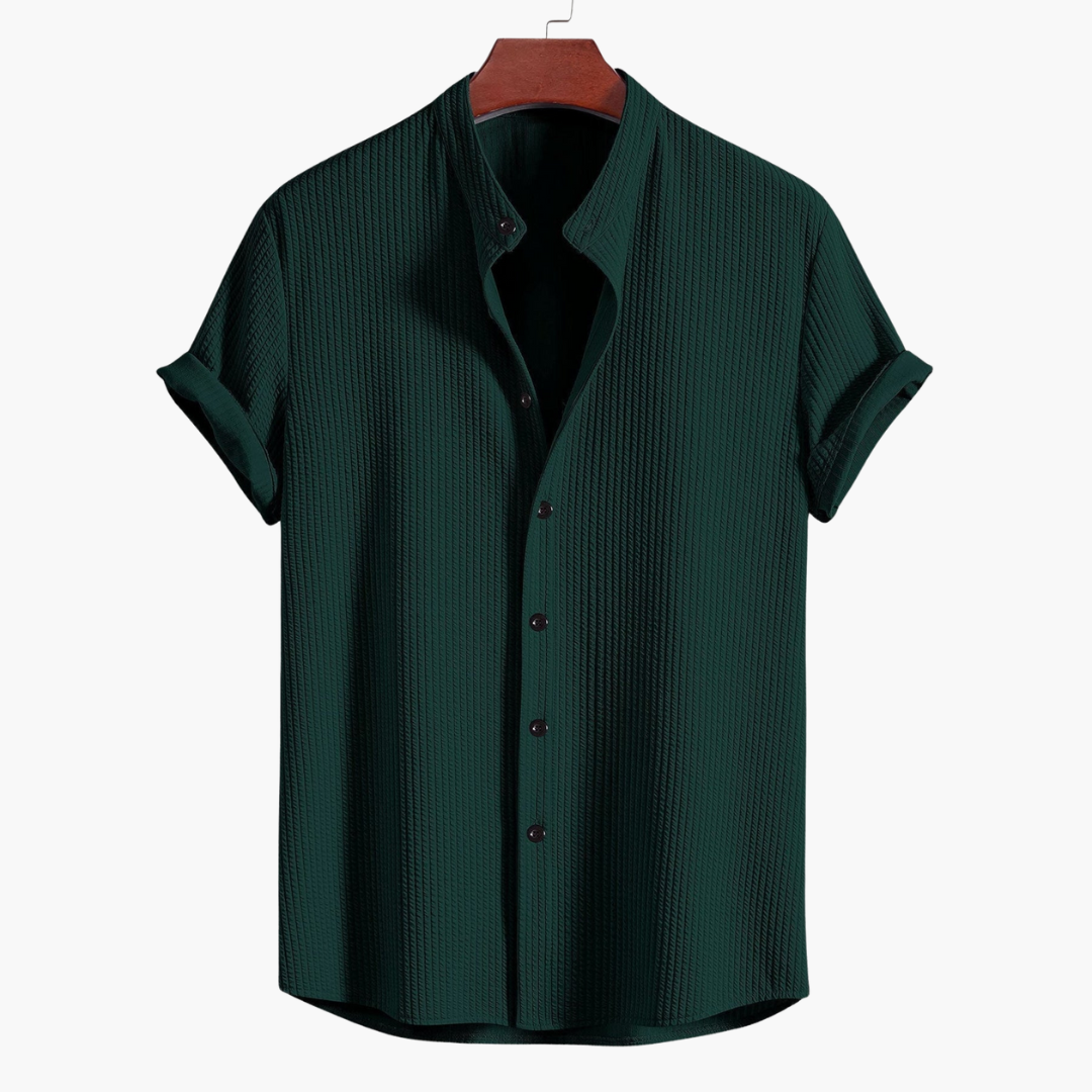 Mirek | Men’s Textured Short Sleeve Shirt