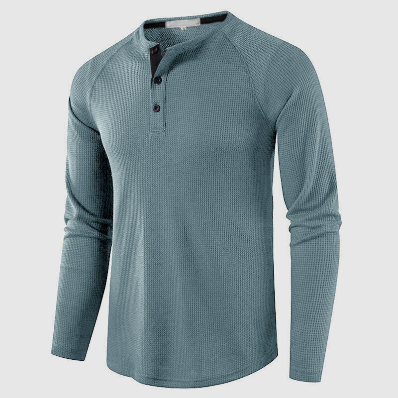 Petrus | Men’s Knit Long Sleeve Henley