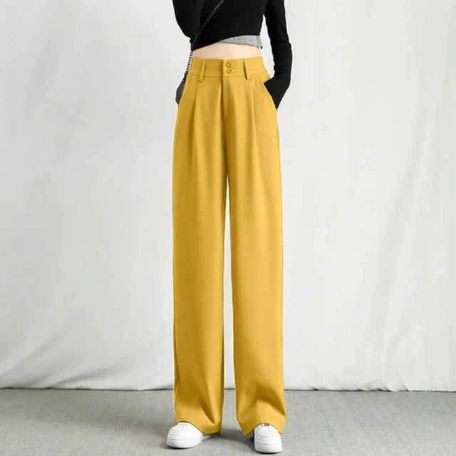 Gabrielle | Women’s High-Rise Drape Trousers