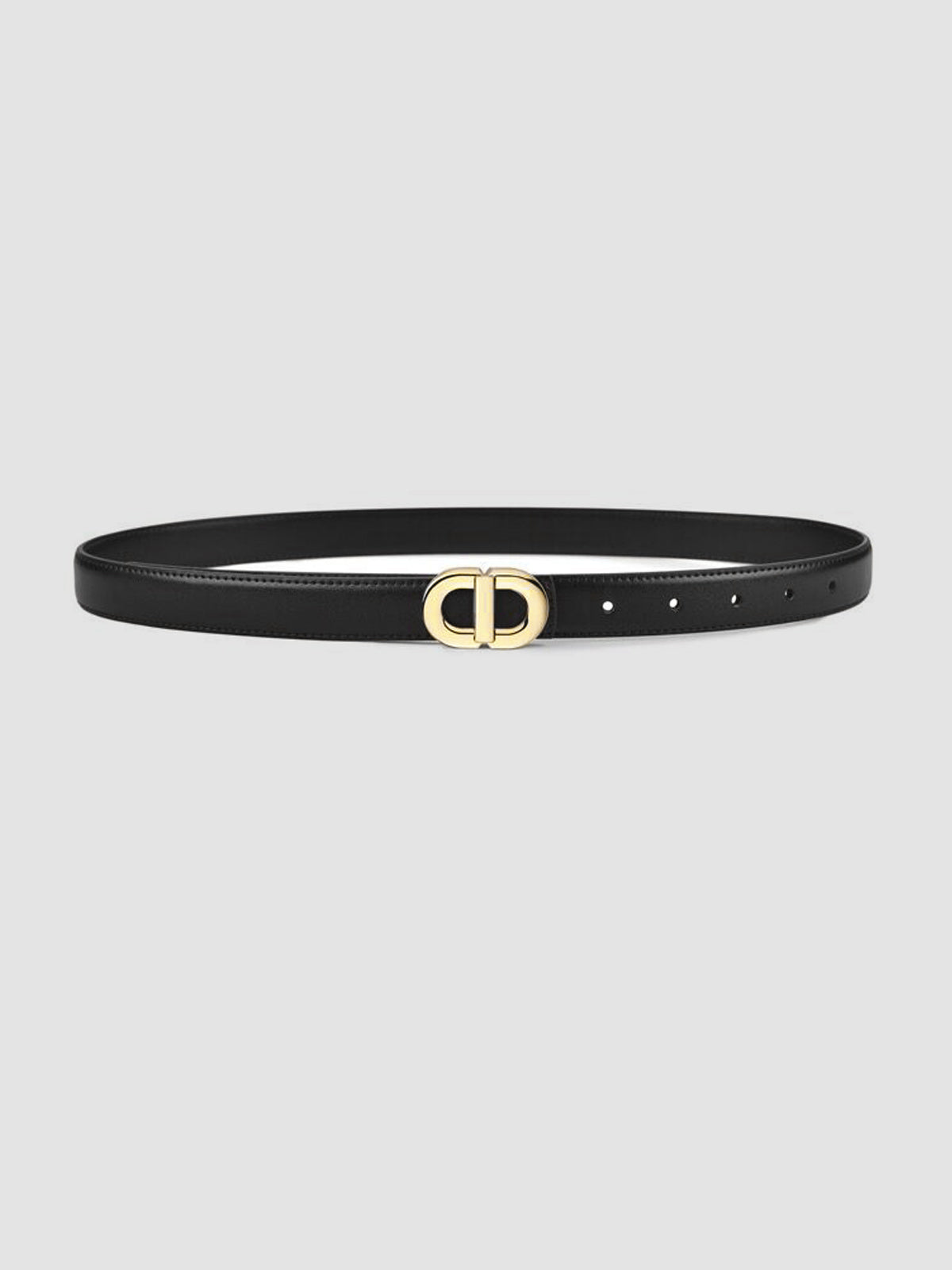 Dunja | Women’s Leather Round Buckle Belt