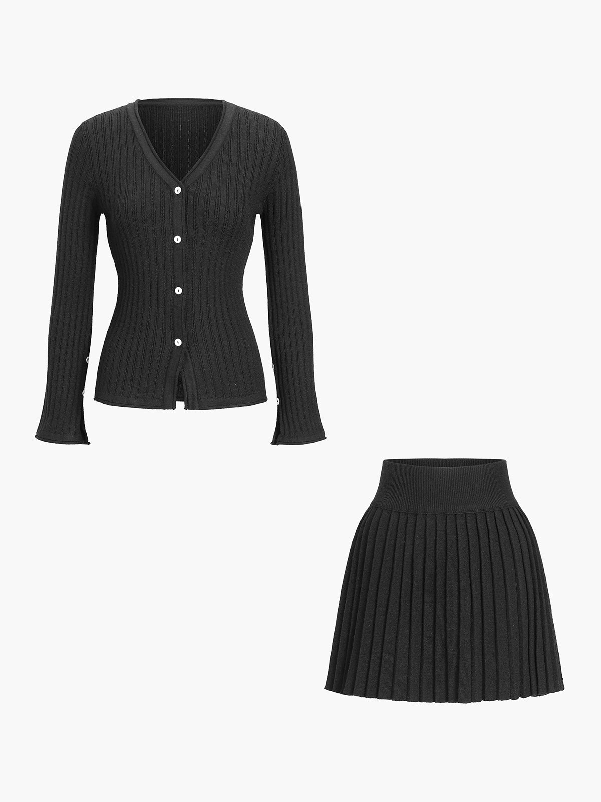 Lavinia | Women’s Two-Piece Pleated Skirt Set