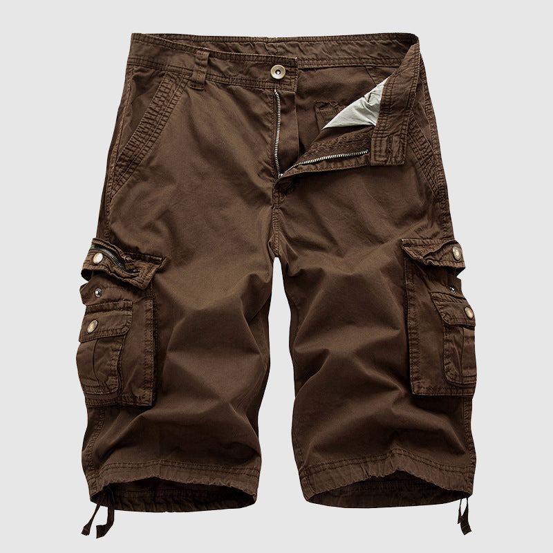 Esra | Men's Knee-Length Cargo Shorts