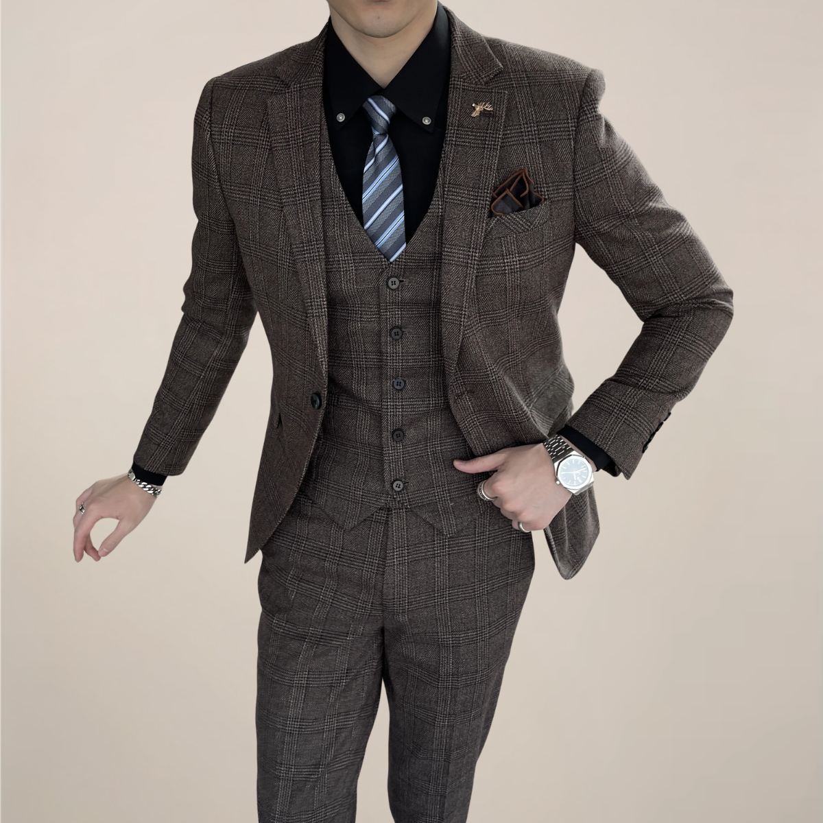 Lucas | Men's Slim Fit Three-Piece Suit