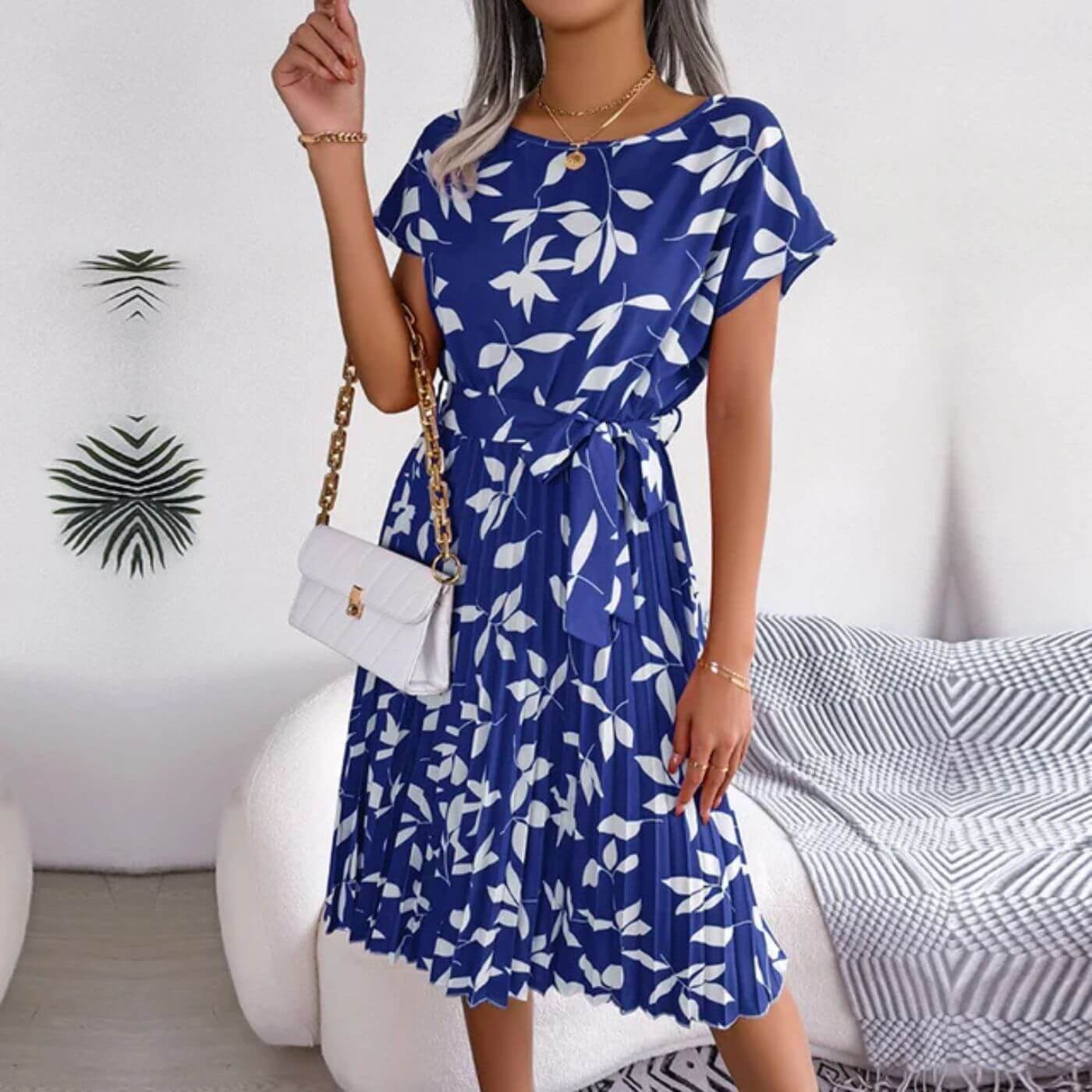 Jacinta | Women’s Short Sleeve Midi Dress