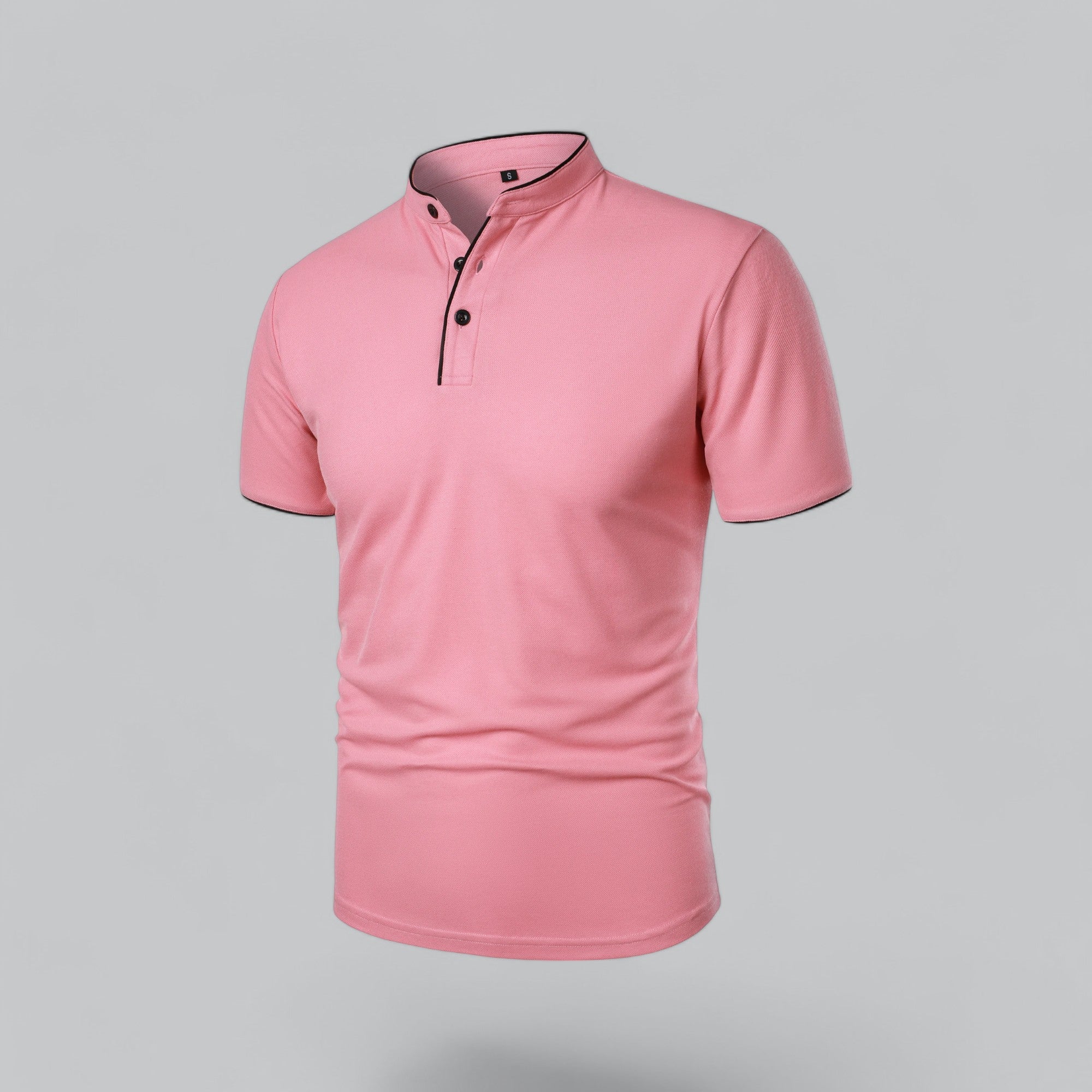 Cedric | Men’s Collarless Polo Shirt