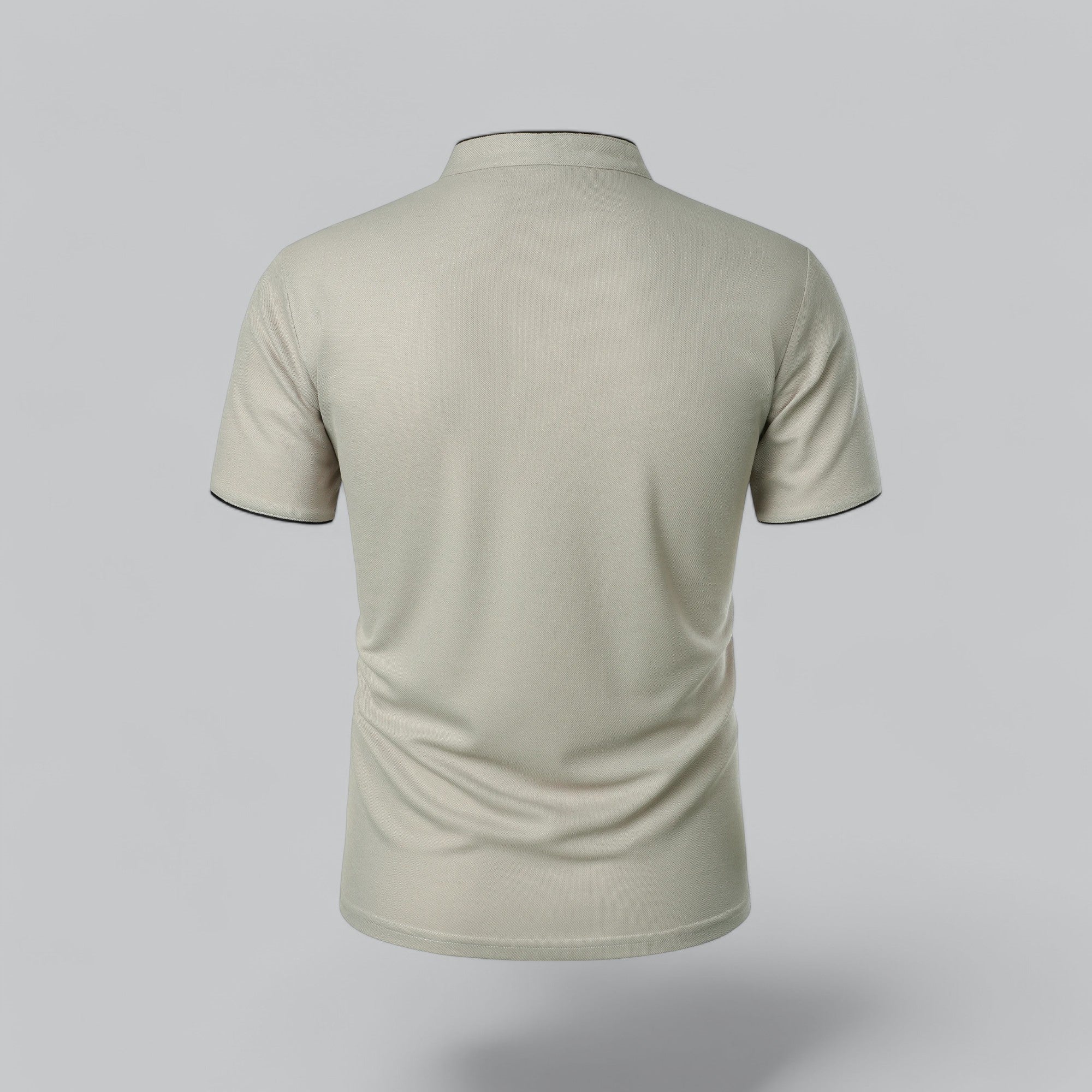 Cedric | Men’s Collarless Polo Shirt