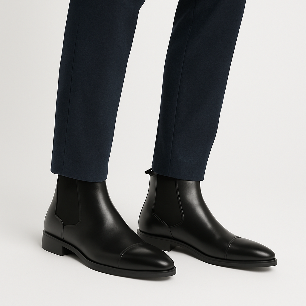Alistair | Men’s Calfskin Leather Chelsea Boots