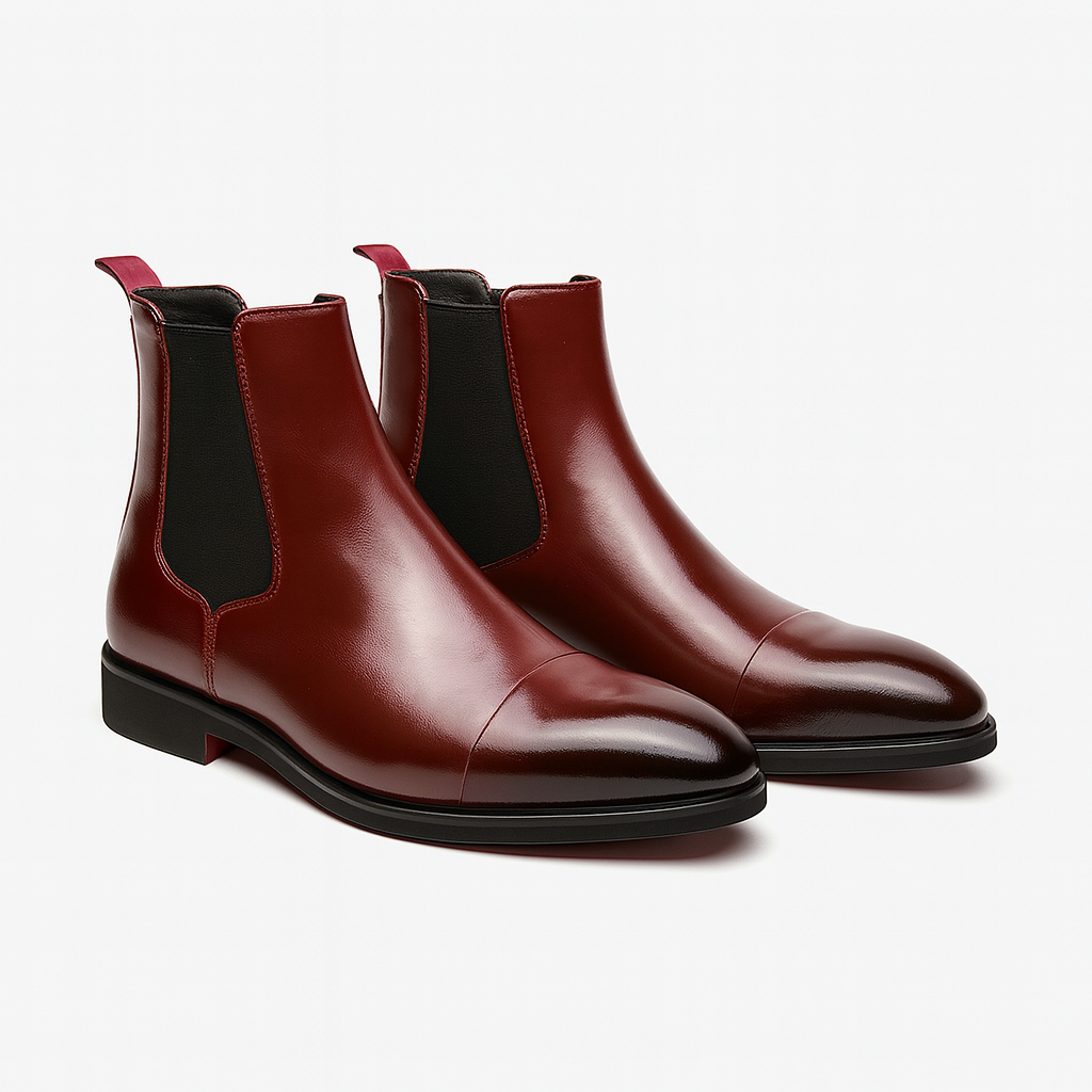 Alistair | Men’s Calfskin Leather Chelsea Boots