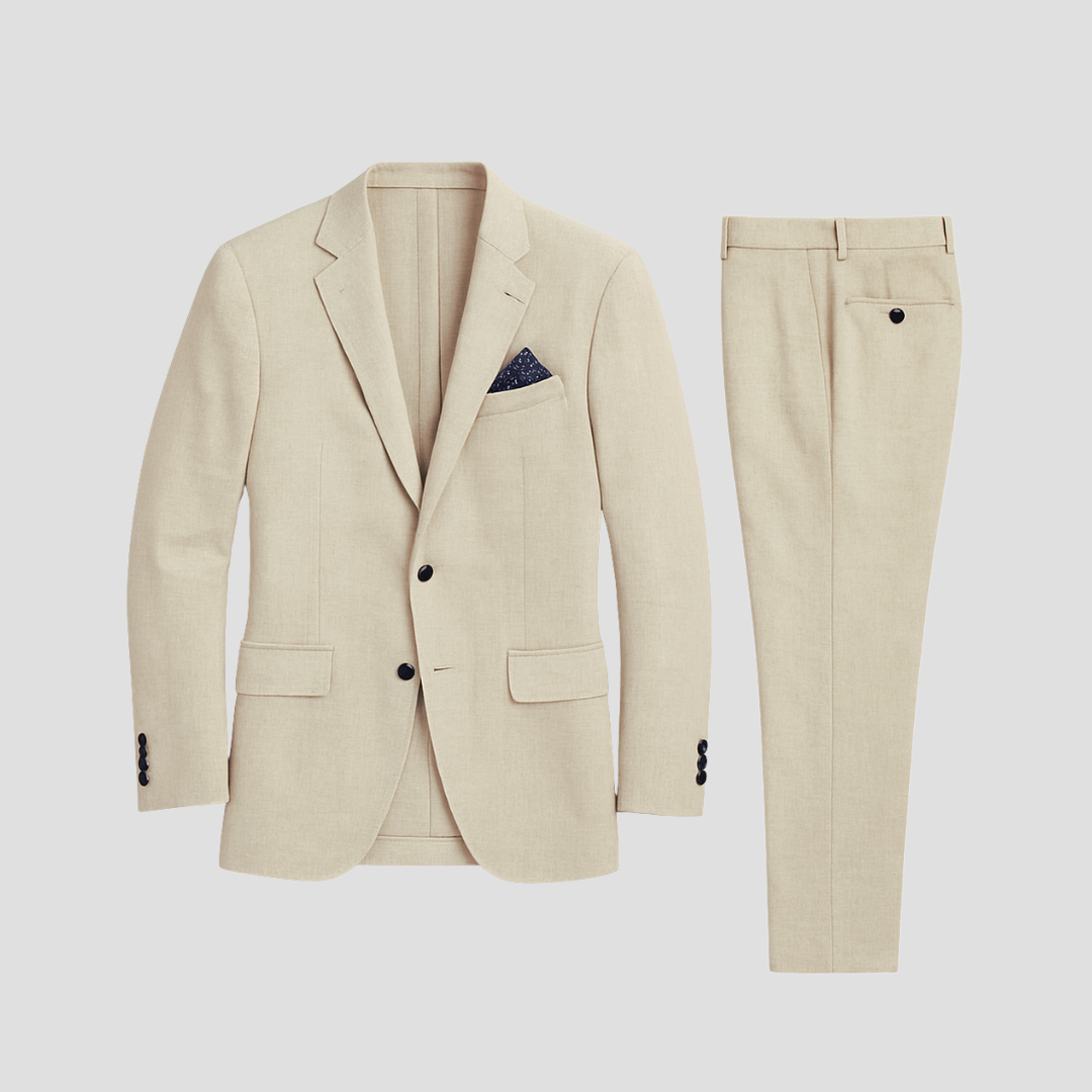 Rafael | Men’s Casual Worsted Wool Two-Piece Suit