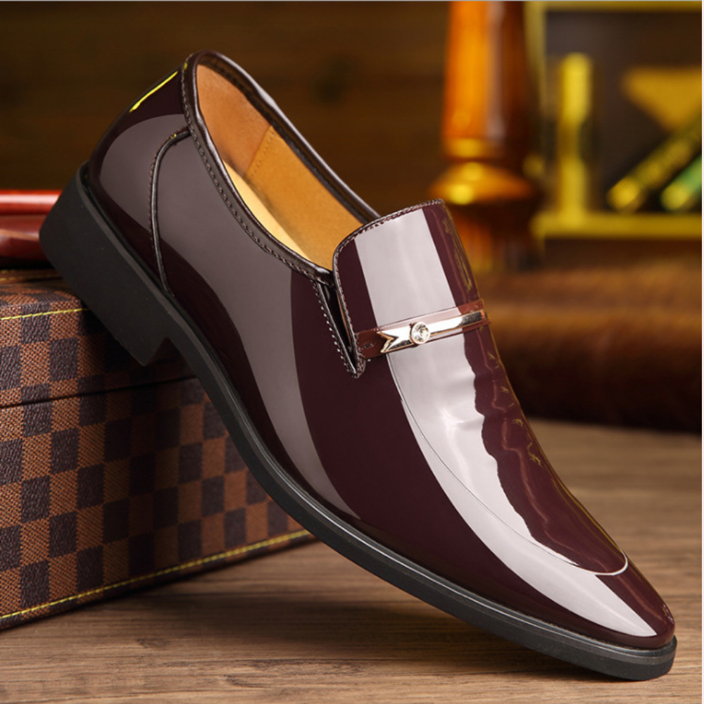Dracule | Men’s Patent Leather Loafers