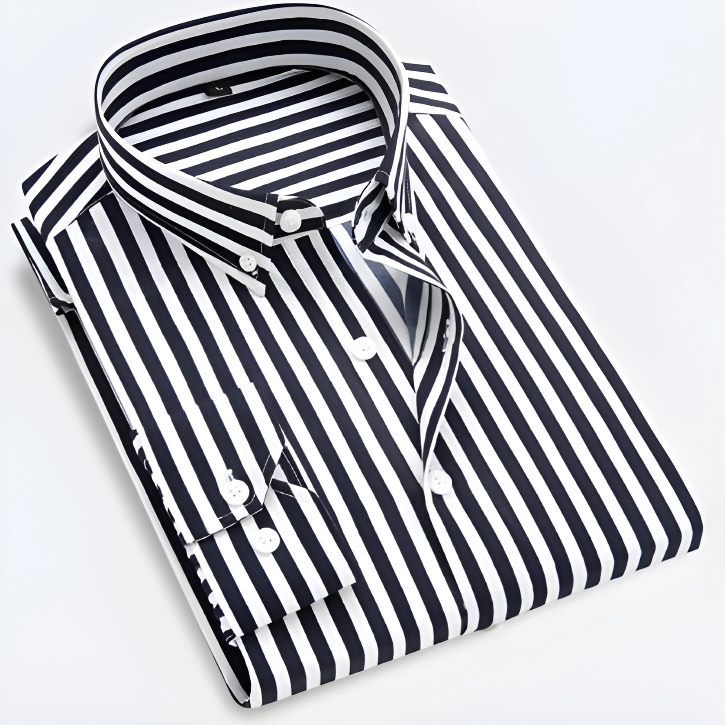 Ilarion | Men’s Long Sleeve Striped Shirt
