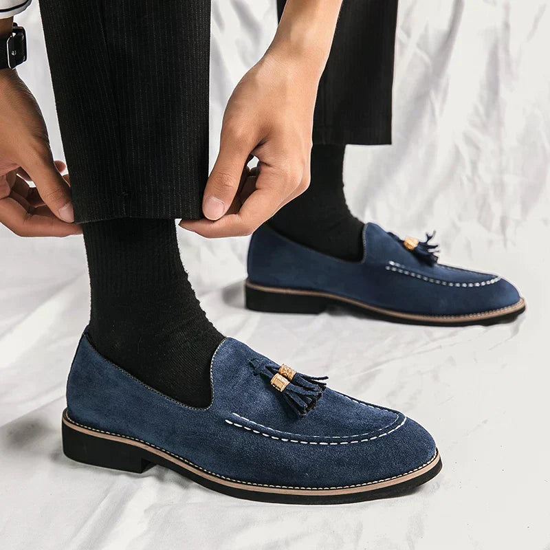 Viggo | Men’s Tassel Suede Loafers