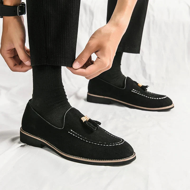 Viggo | Men’s Tassel Suede Loafers