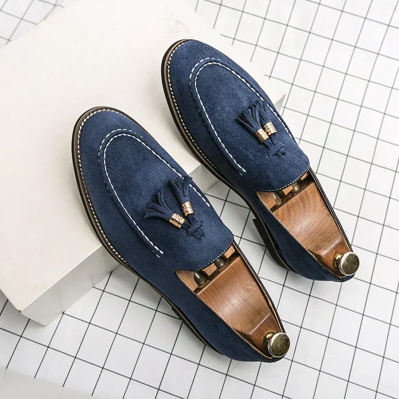 Viggo | Men’s Tassel Suede Loafers