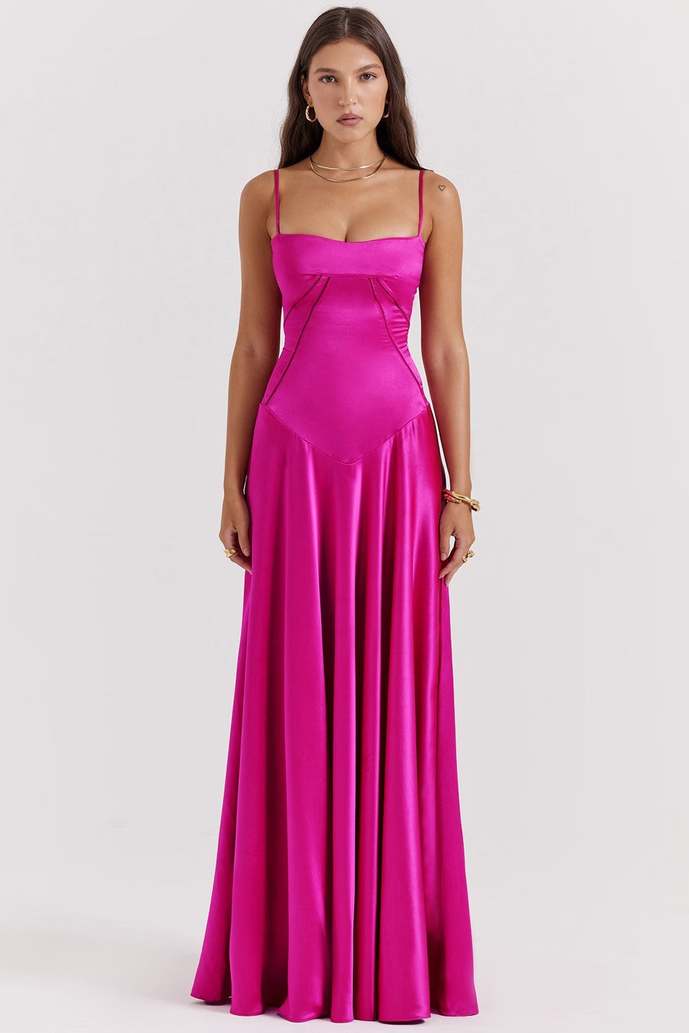 Emery | Women’s Thin Strap Sleeveless Maxi Dress