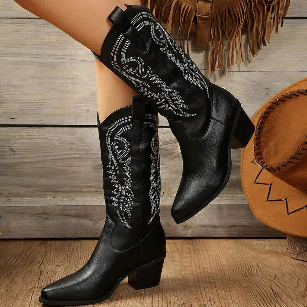 Marcella | Women’s Cowboy Heeled Boots