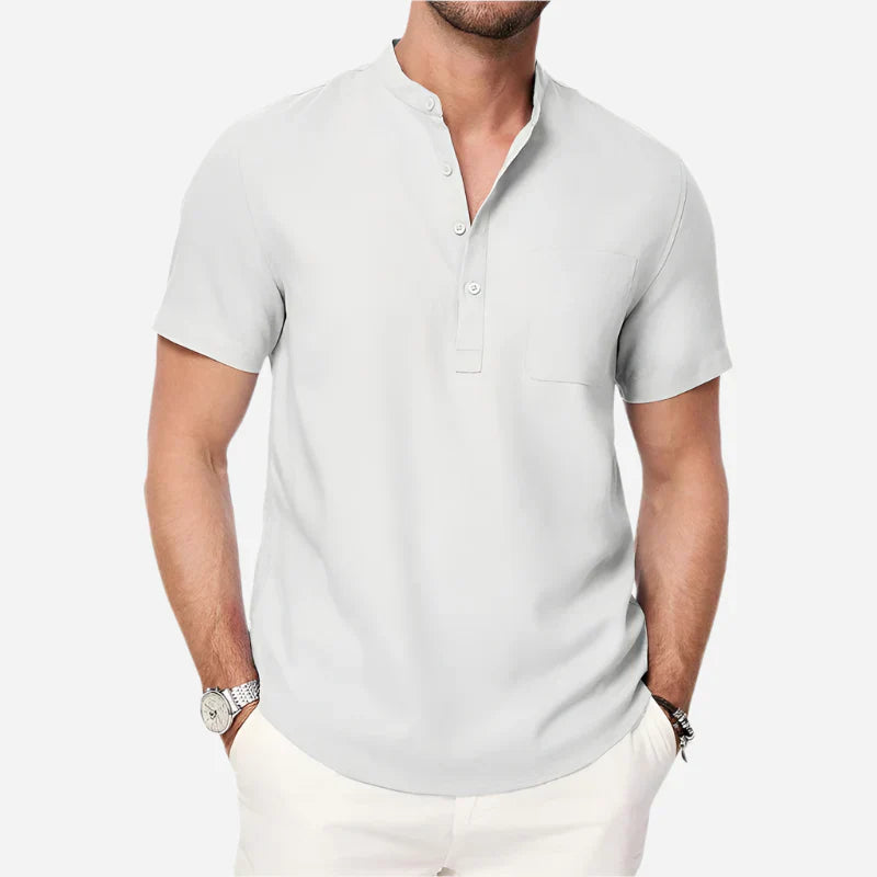 Mikko | Men’s Short Sleeve Henley Shirt