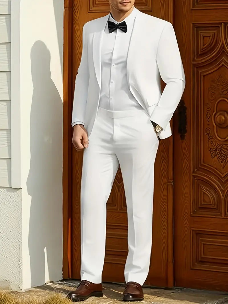 Stephen | Men’s Lightweight Wool Two-Piece Suit