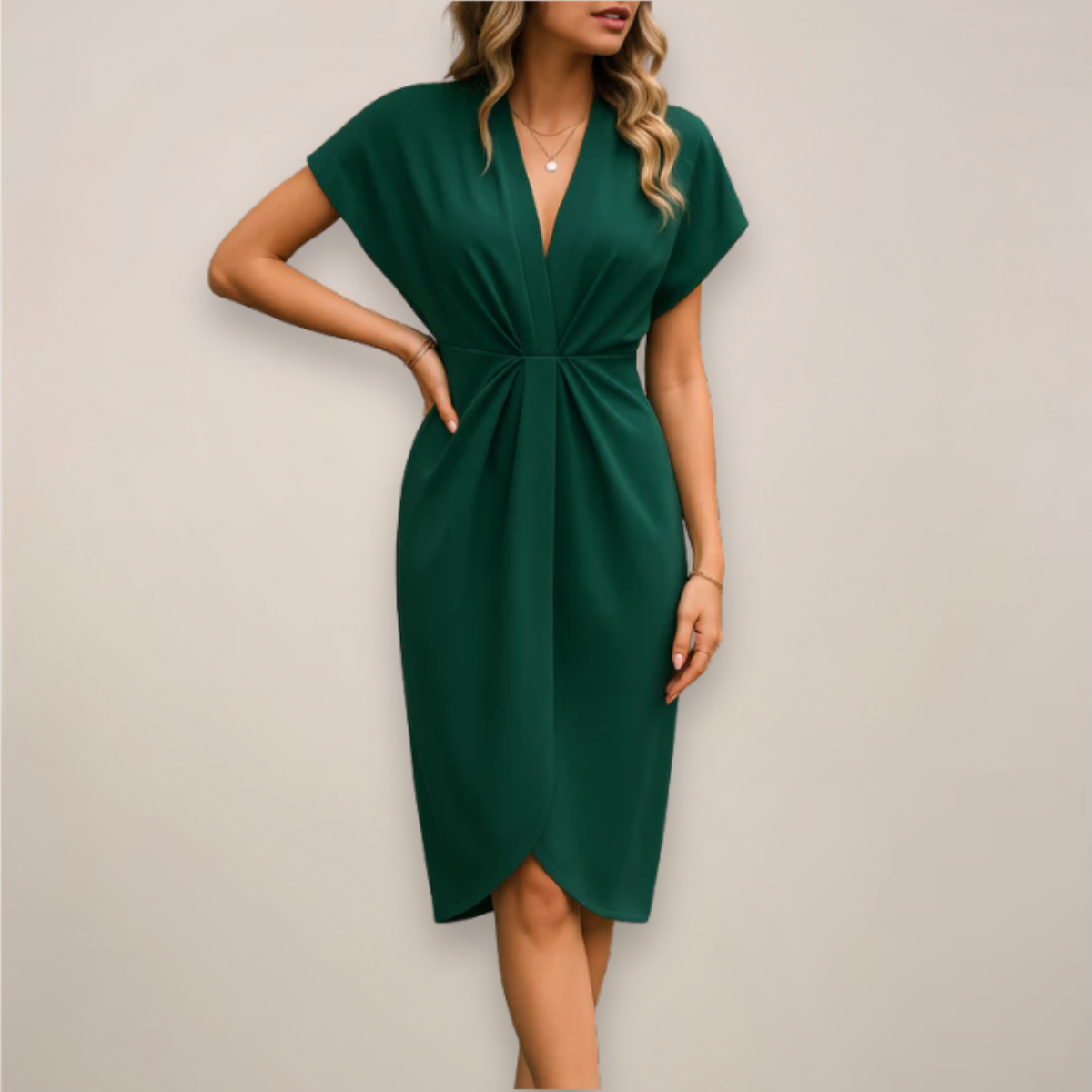 Lyza | Women’s Wrap Midi Dress