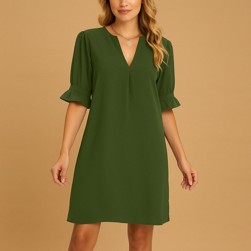 Louisa | Women’s V-Neck Mini Dress