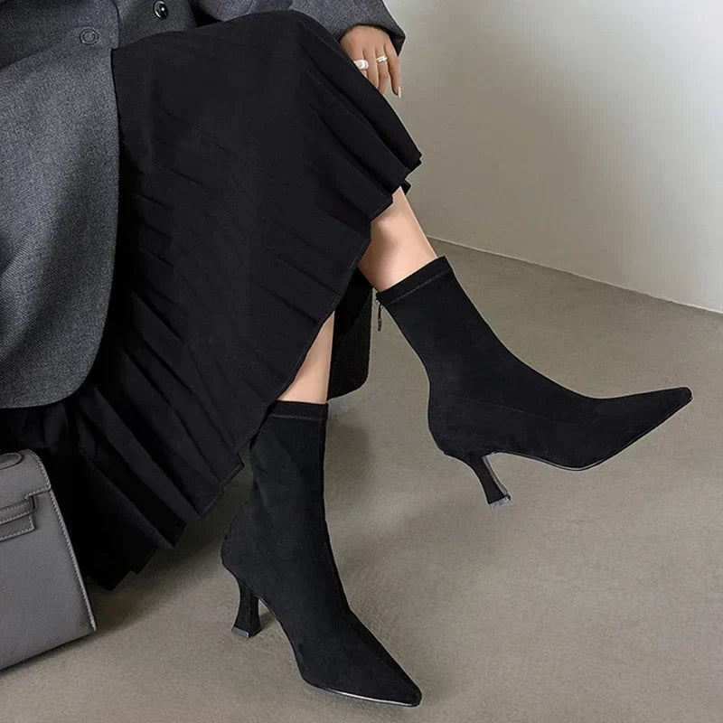 Boglarka | Women’s Heeled Ankle Boots