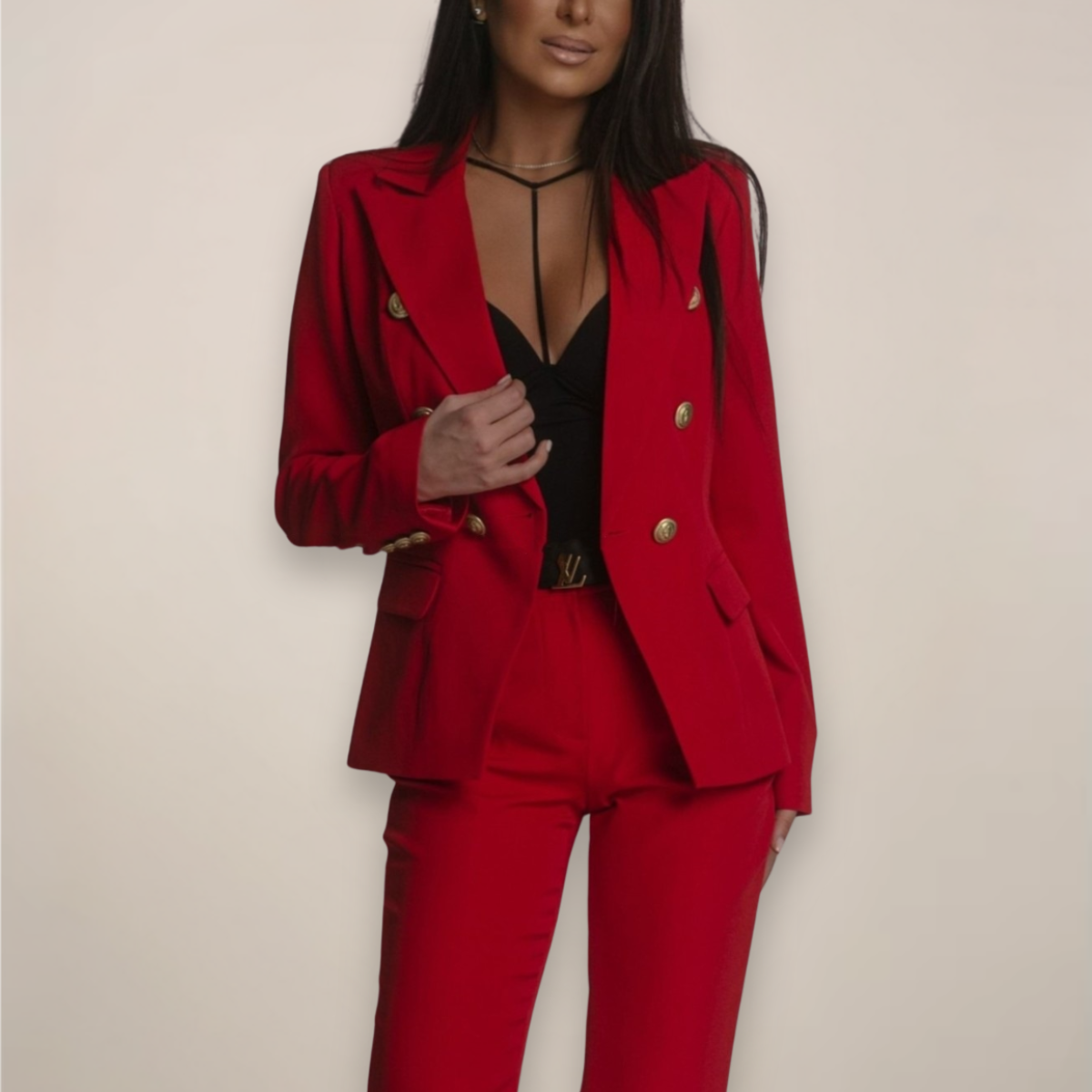 Araceli | Women’s High-Density Crepe Two-Piece Suit