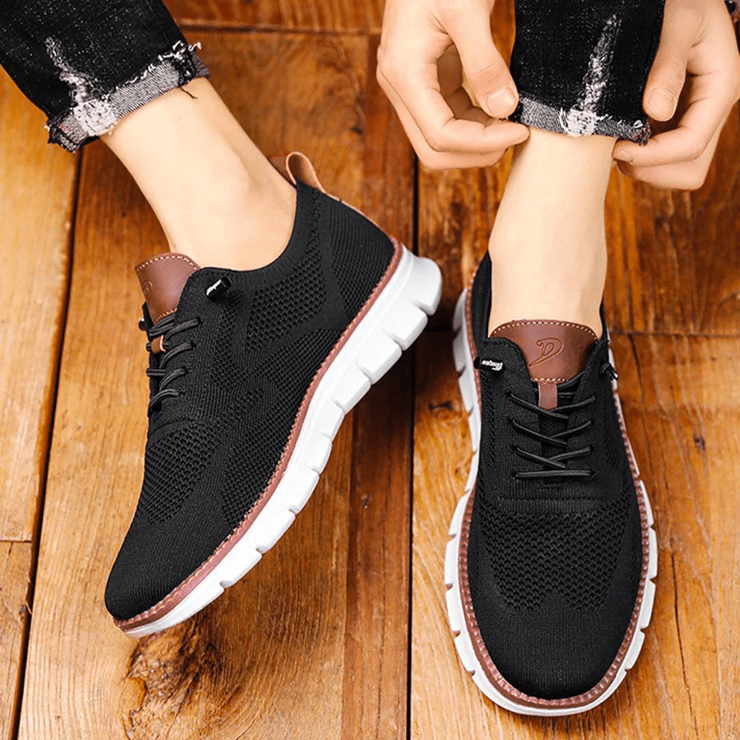 Paolo | Men’s Knit Lace-Up Sneakers