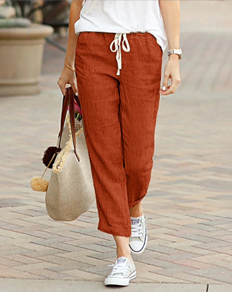 Madeline | Women’s Tulip Hem Lantern Trousers