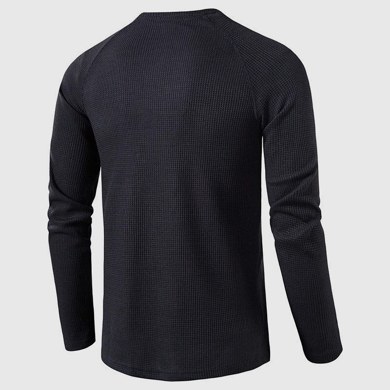 Petrus | Men’s Knit Long Sleeve Henley