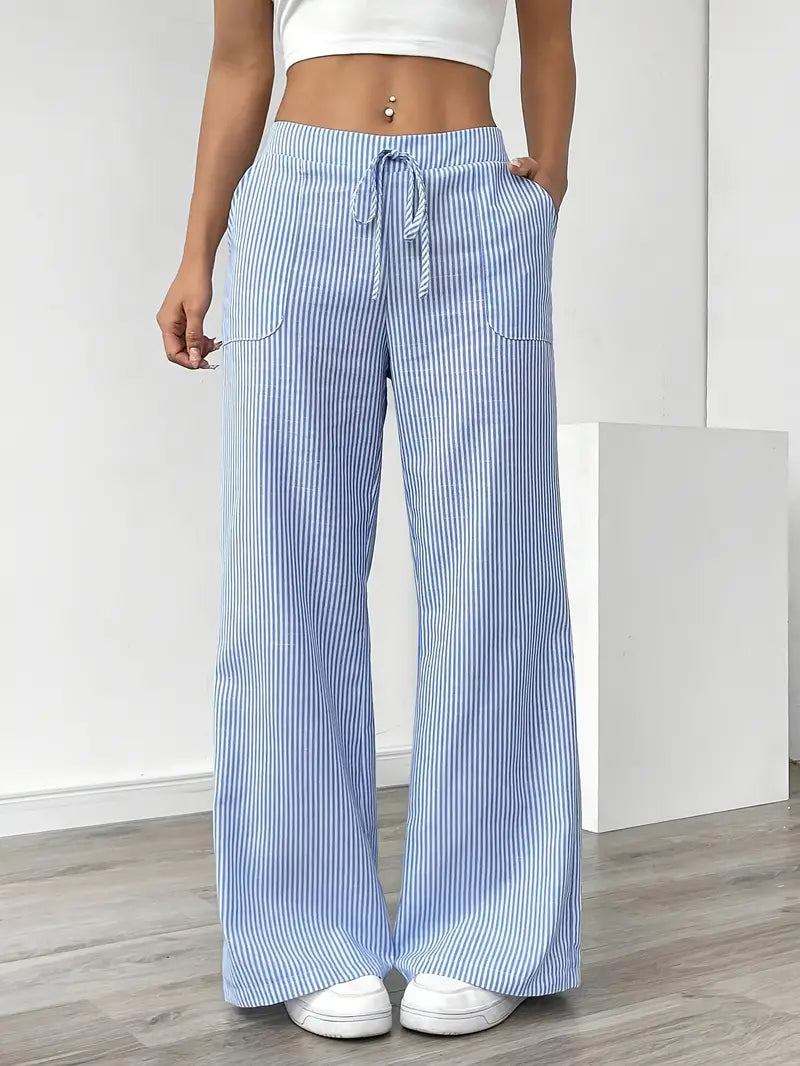 Bernice | Women’s Boho Beach Flare Trousers