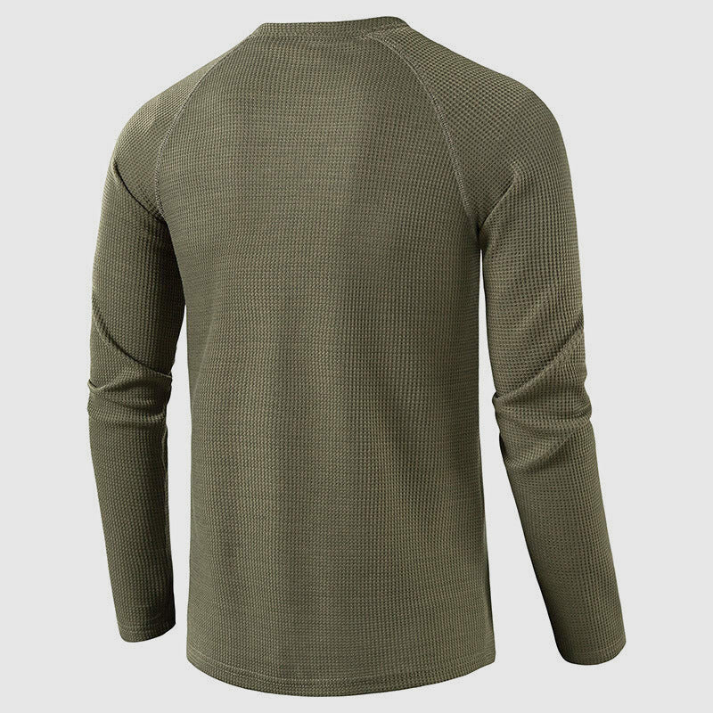 Petrus | Men’s Knit Long Sleeve Henley