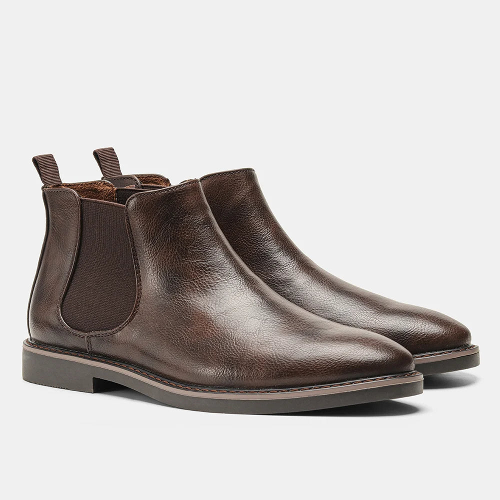 Carlo | Men’s Top-Grain Leather Chelsea Boots