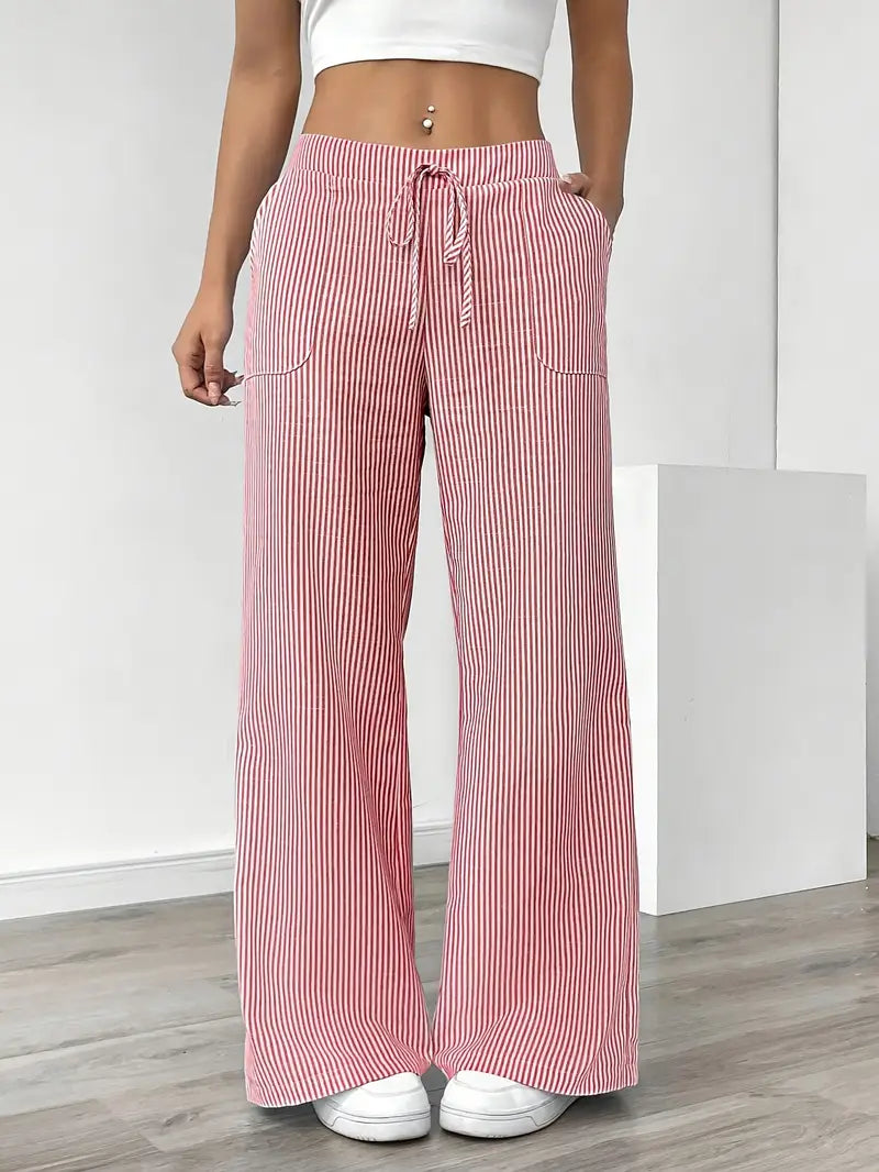 Bernice | Women’s Boho Beach Flare Trousers