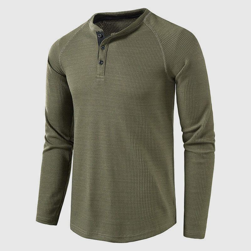 Petrus | Men’s Knit Long Sleeve Henley