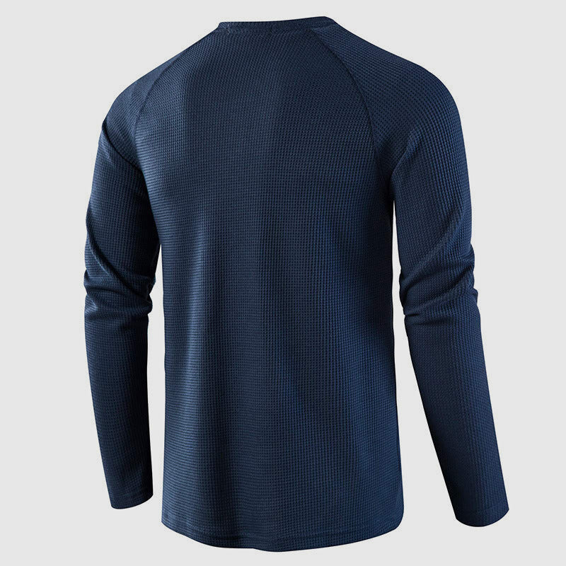 Petrus | Men’s Knit Long Sleeve Henley