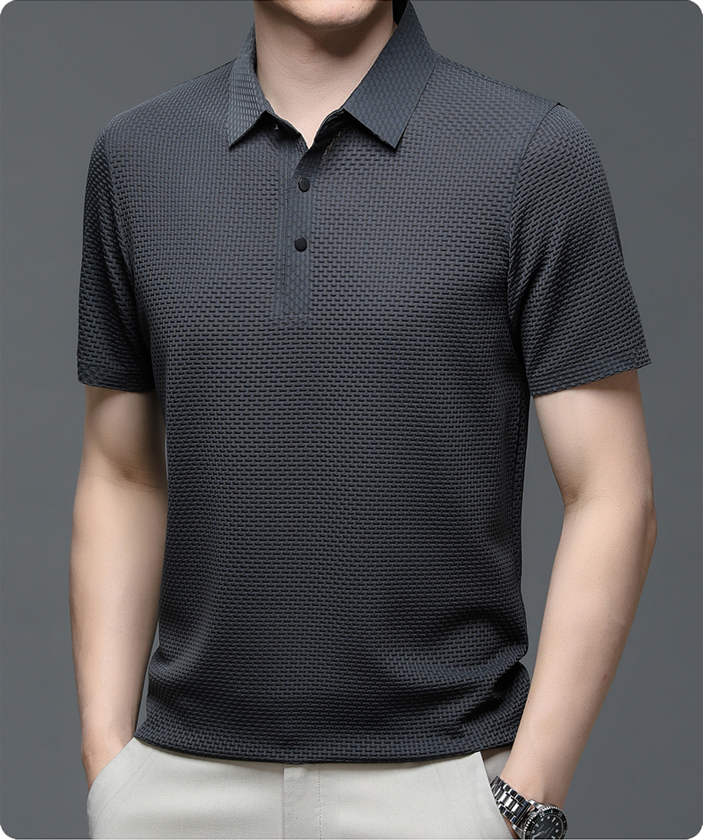 Edwin | Men's Textured Short Sleeve Polo